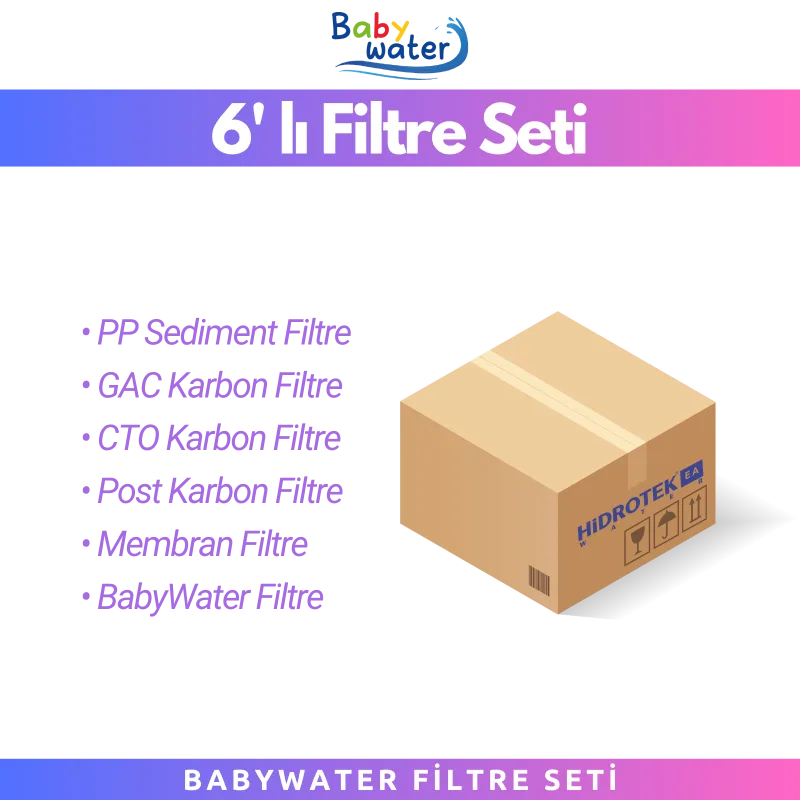 BabyWater Tam Takım Filtre Seti (Servis Hariç)